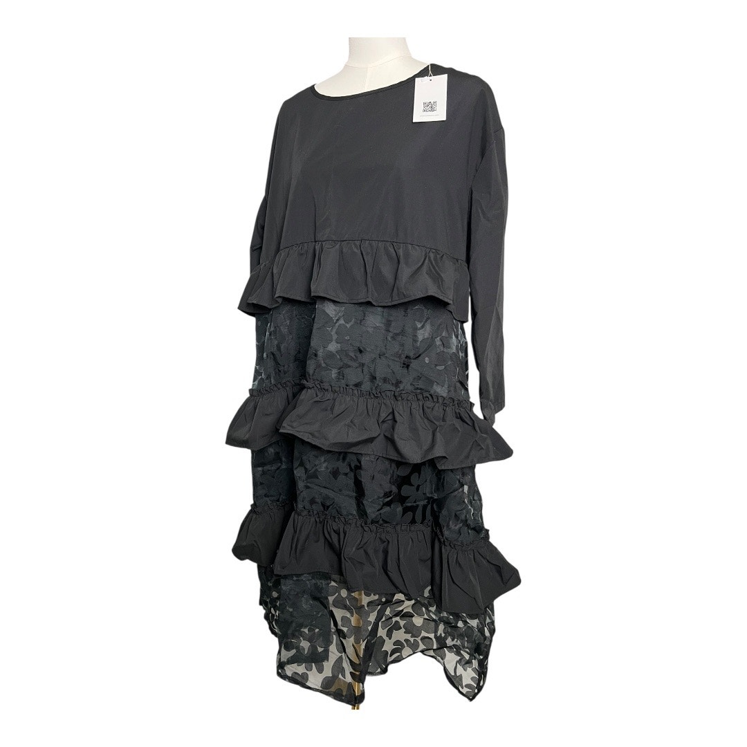 Soolinen Womens Lace Trimmed Dress L Xl Artisan Wearable Art Whimsygoth Goth — image 2 of 8